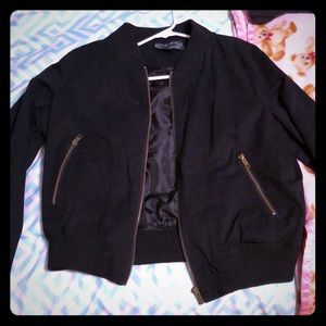 Black Bomber Jacket